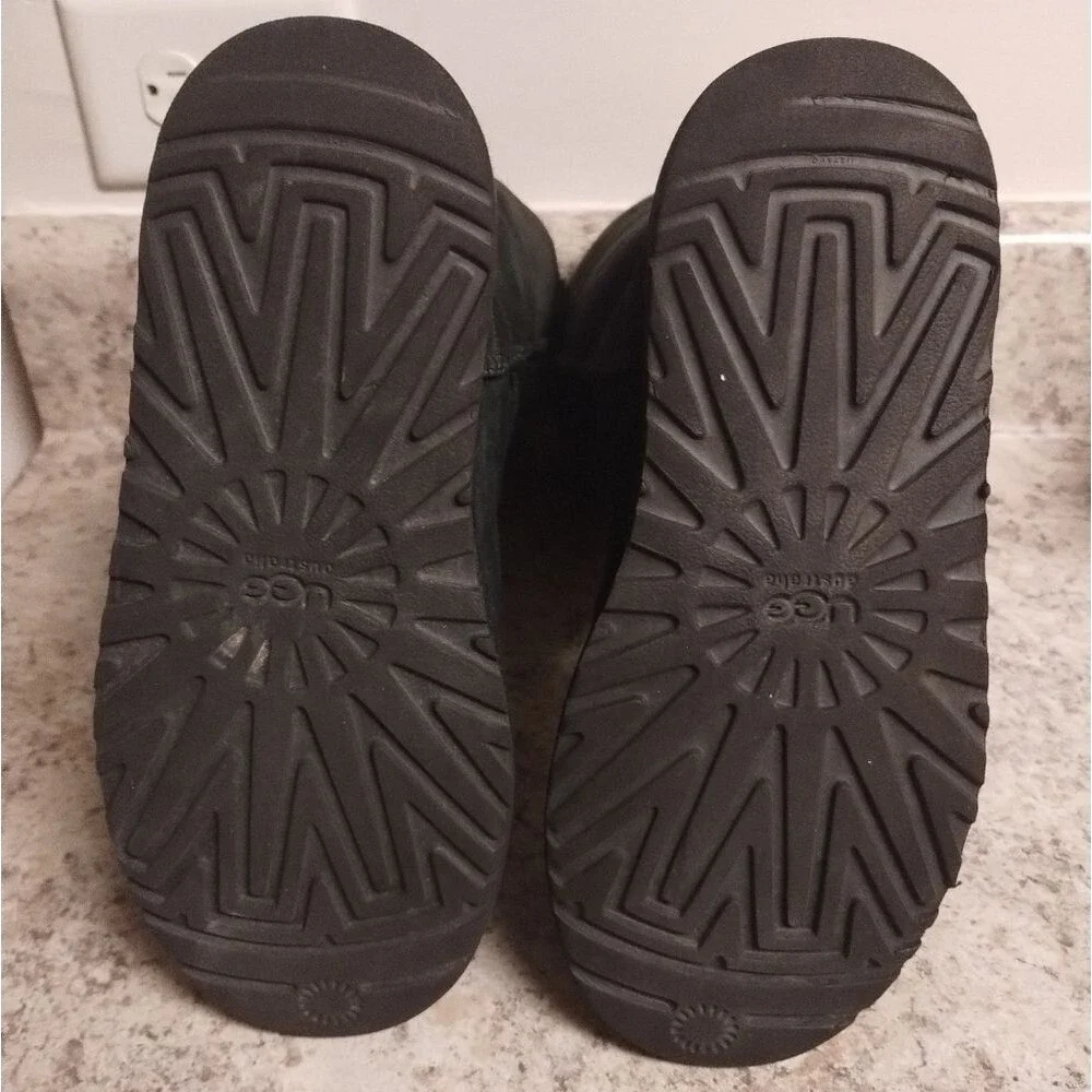 UGG Black Classic Tall Boots Kids 5 / Women's 7